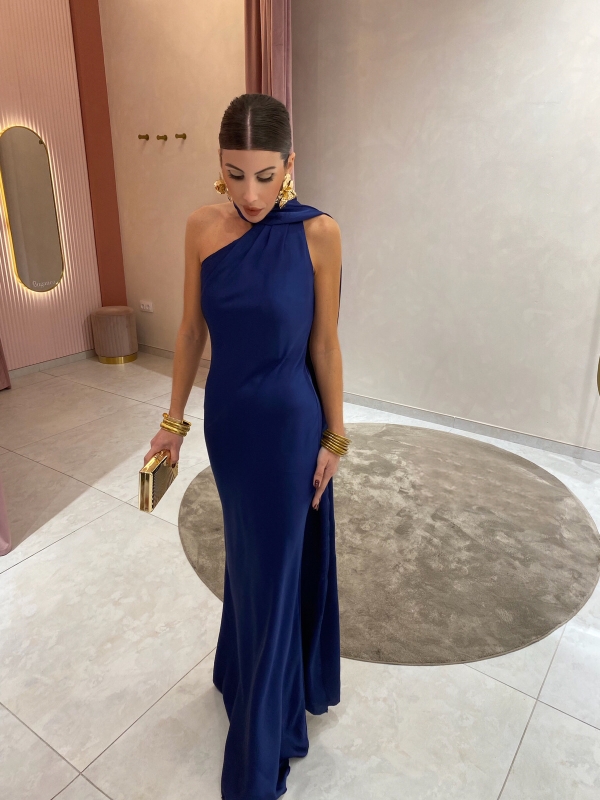 Llorente Dress Navy Blue