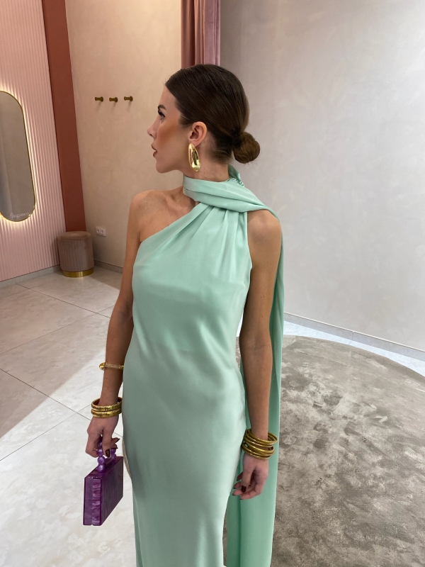 Vestido Llorente Aquamarine