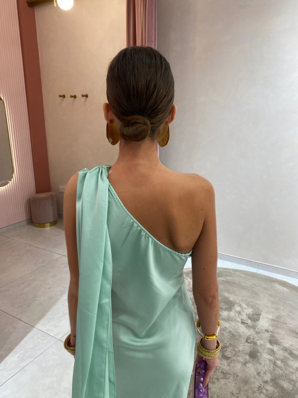 Vestido Llorente Aquamarine