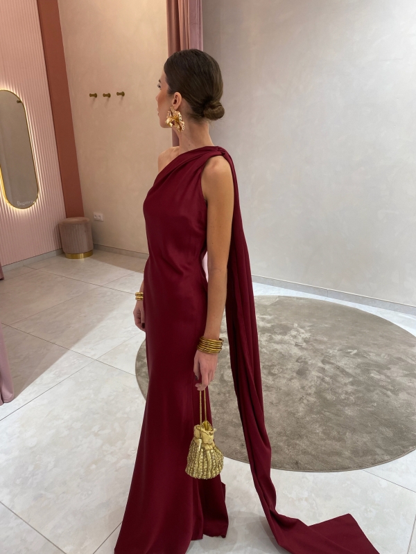 Vestido Llorente Garnet