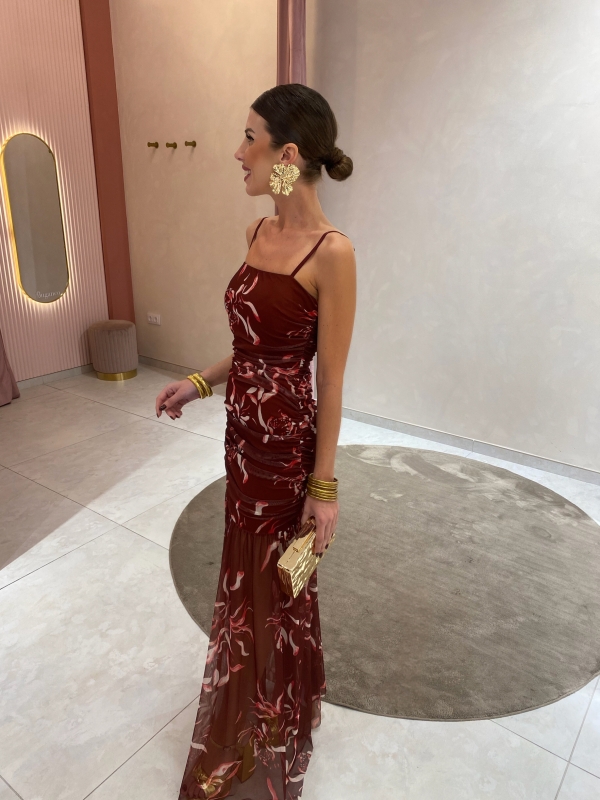 Robe Molviedro Grenat/Marron