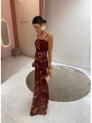 Robe Molviedro Grenat/Marron
