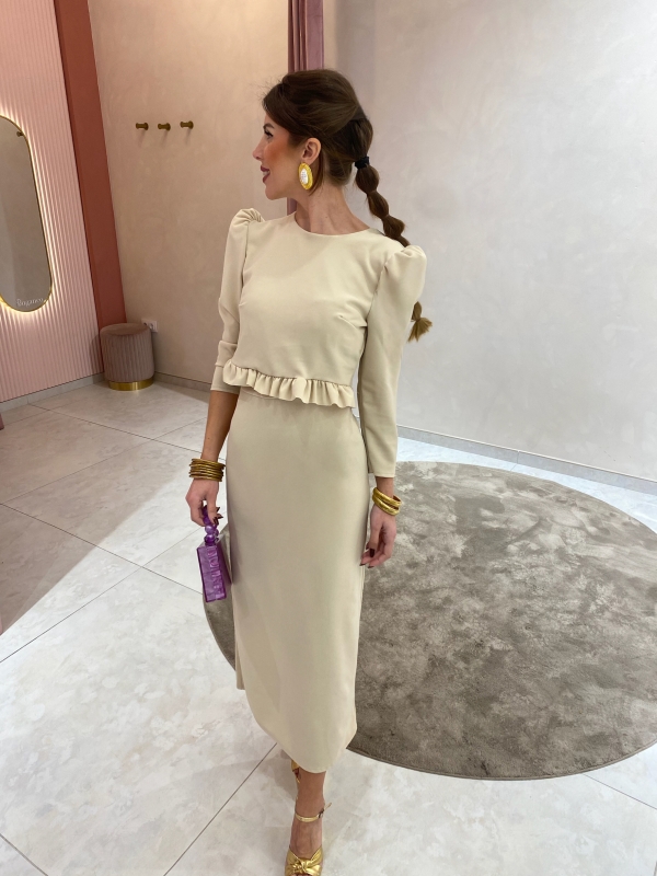 Tunisia Plain Beige Set