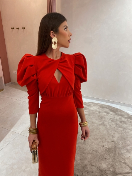 Vestido vermelho Sabariego