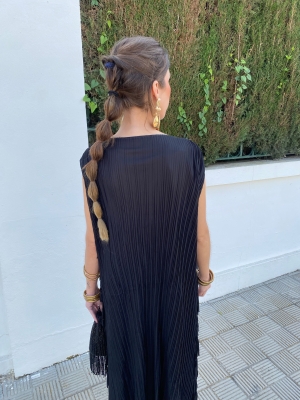 Vestido Cairel sin mangas Negro