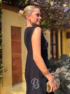 Vestido Cairel sin mangas Negro