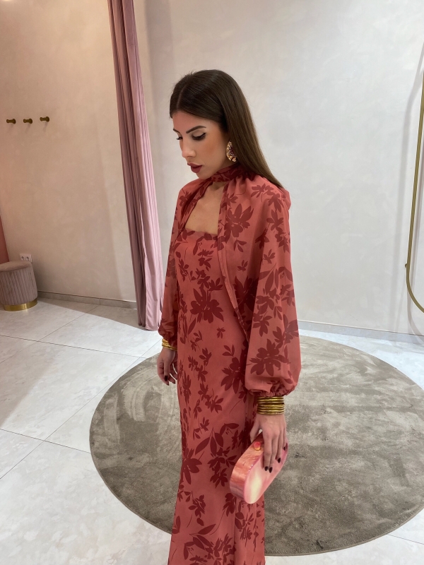 Cleophas Coral Dress