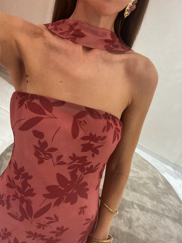Cleophas Coral Dress