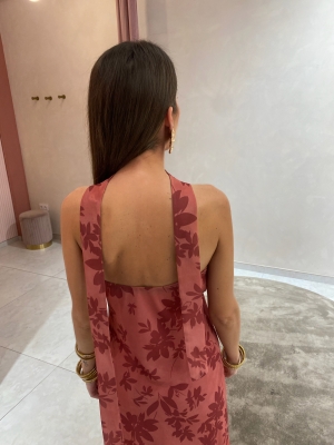 Cleophas Coral Dress