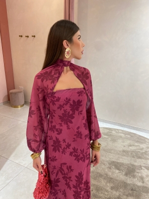 Vestido Cleofás Rosado