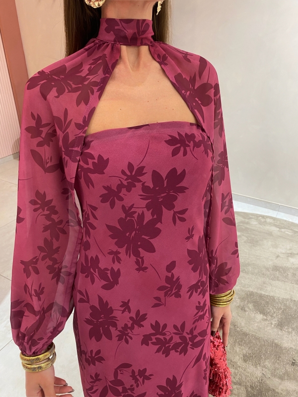 Vestido Cleofás Rosado