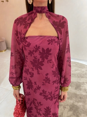 Vestido Cleofás Rosado