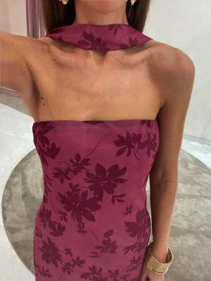 Vestido Cleofás Rosado