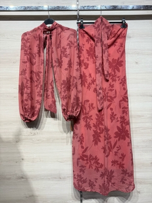 Cleophas Coral Dress