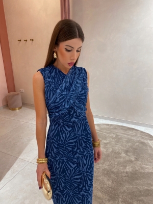 Gebello Dress Blue