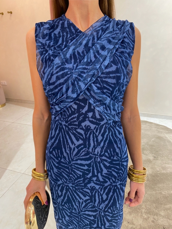 Gebello Dress Blue