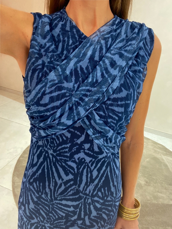 Gebello Dress Blue