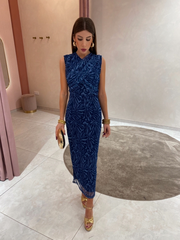 Gebello Dress Blue