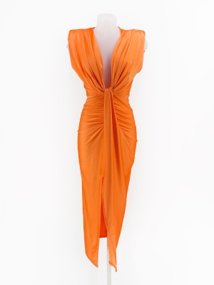 Coliza Orange Dress