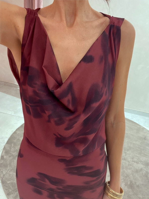 Velasco Garnet Dress