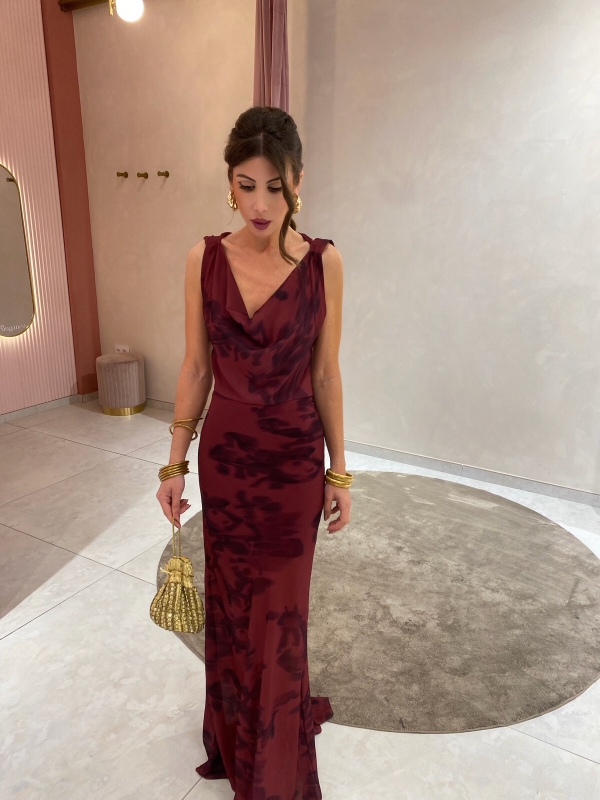 Velasco Garnet Dress