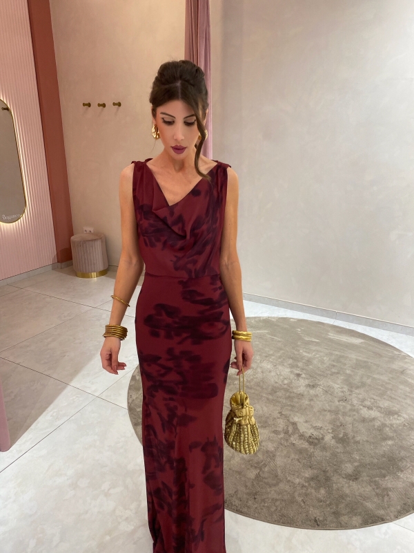 Velasco Garnet Dress