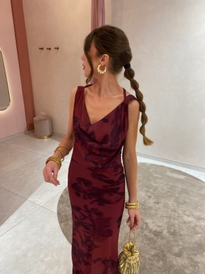 Velasco Garnet Dress
