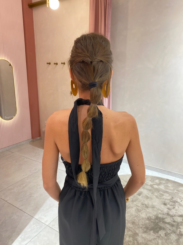 Black Hibiscus Monkey