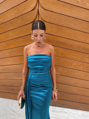 Vestido Ostuni Petróleo