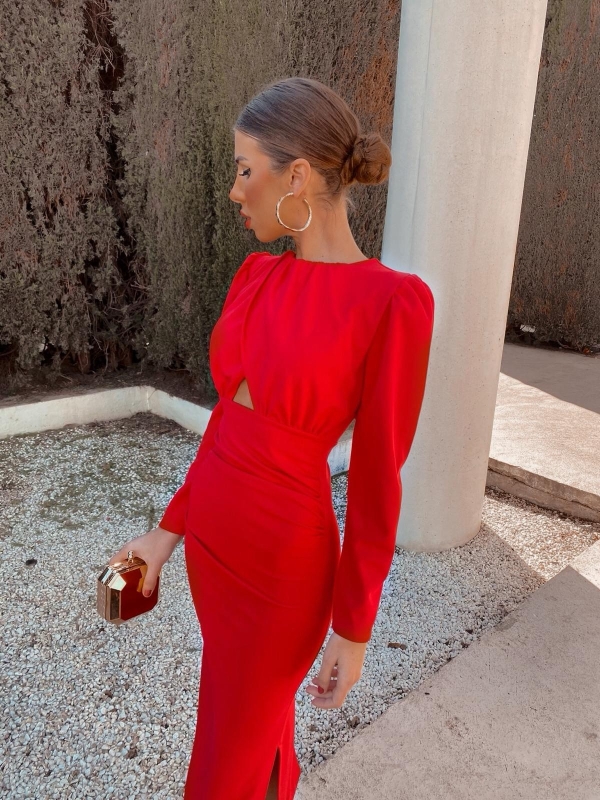 Vestido Yina Rojo