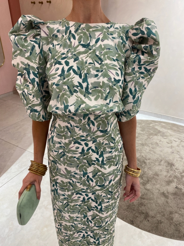 Cebrián Green Dress