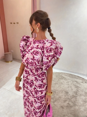 Cebrián Buganvilla Dress