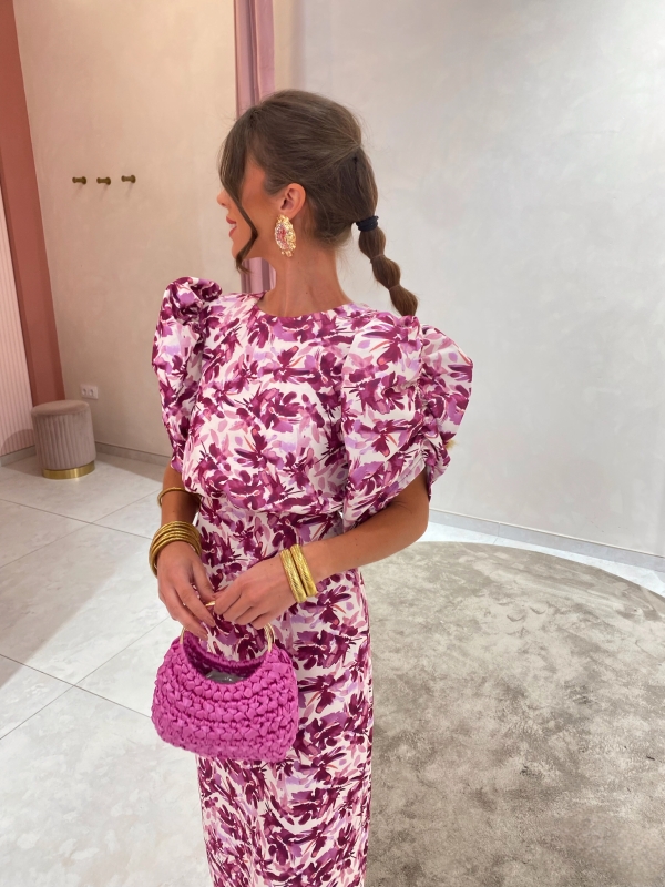 Cebrián Buganvilla Dress