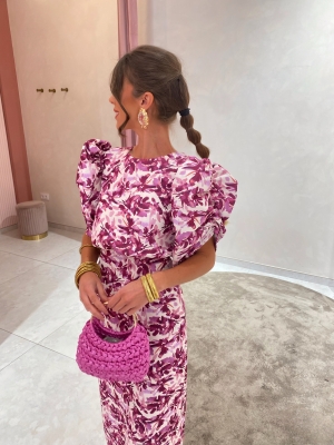 Cebrián Buganvilla Dress