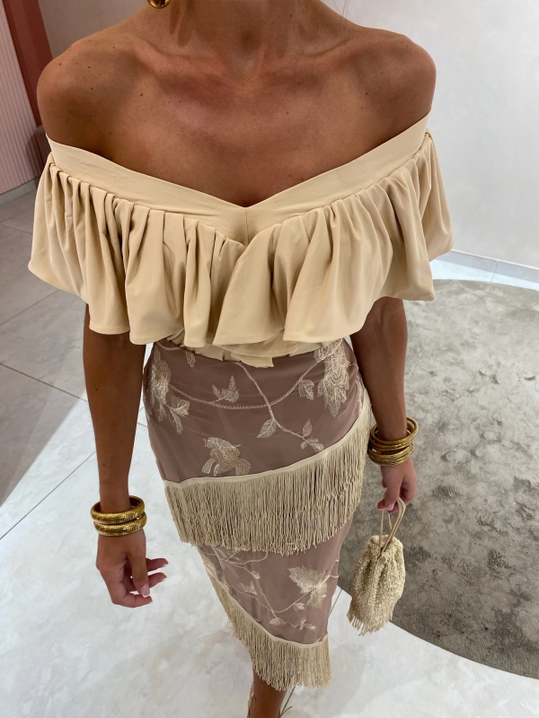 Jupe Soleá Camel