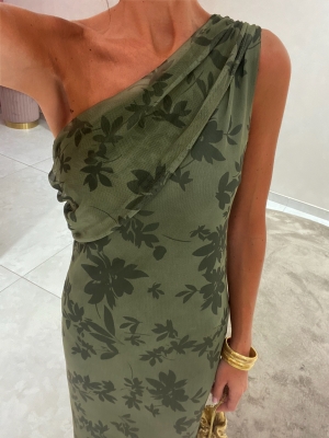 Vestido San Román Verde