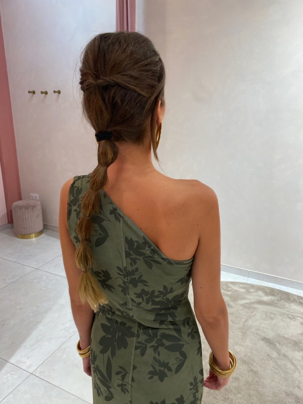 Vestido San Román Verde