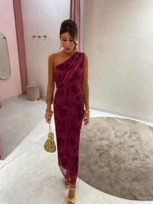 Vestido San Román Rosado