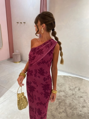 Vestido San Román Rosado