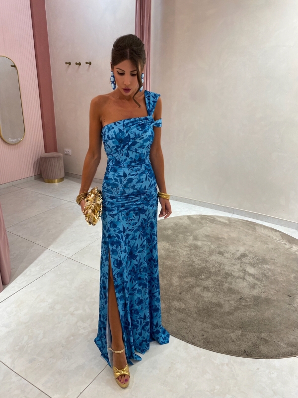 Vestido azul Rubiño