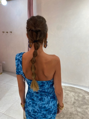 Vestido azul Rubiño