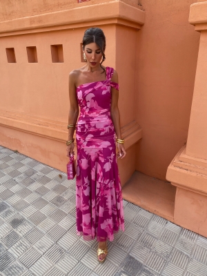 Vestido Amancia Rosa