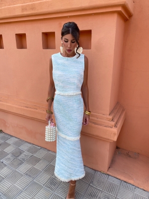 Conjunto Cloe Celeste Clarito