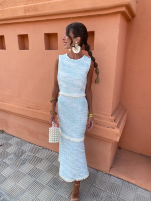 Conjunto Cloe Celeste Clarito