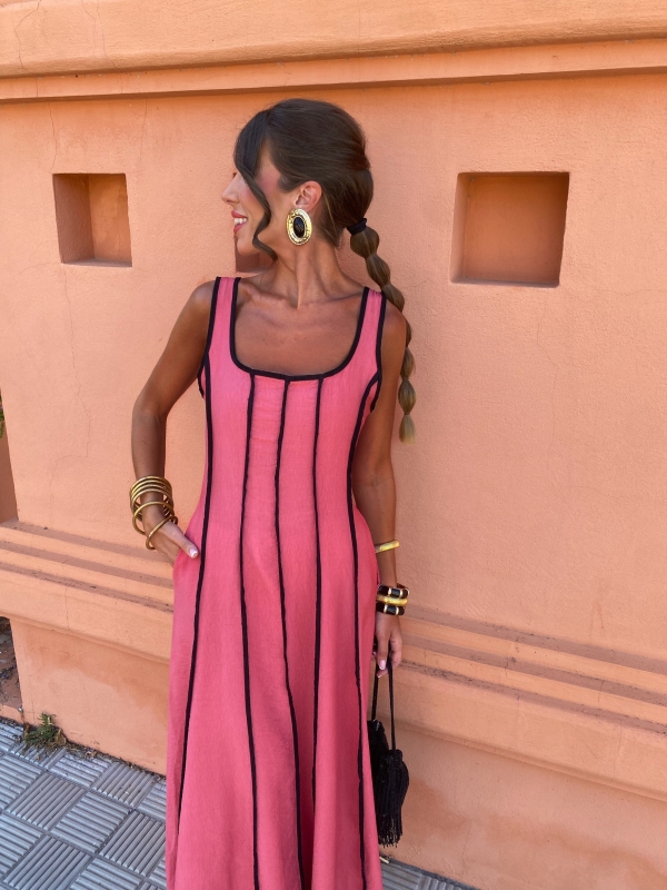 Vargas Salmon Dress