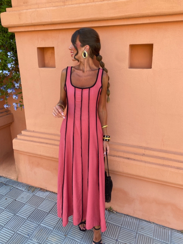 Robe saumon Vargas
