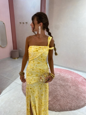 Vestido amarelo Rubiño