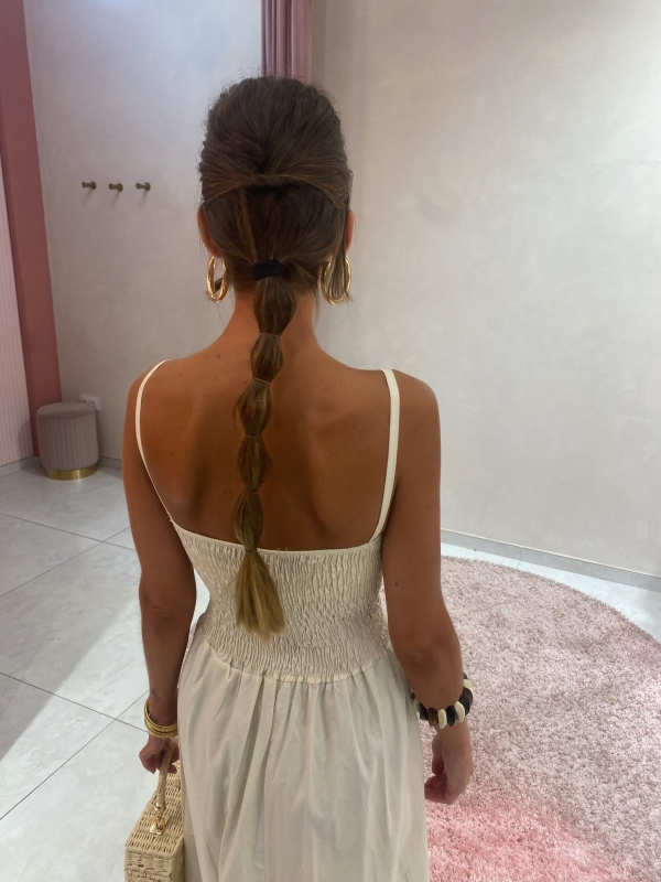 Vestido Azcona Beige