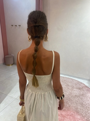 Vestido Azcona Beige