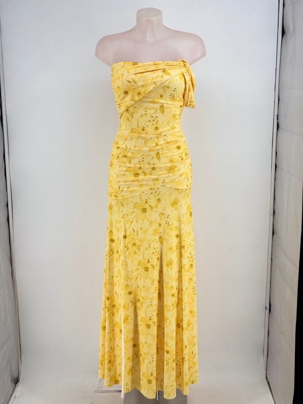 Vestido amarelo Rubiño